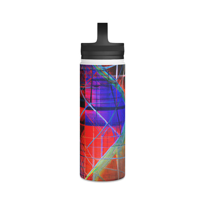 Isabella Rutherford - Gravity Force, Abstractly - Stainless Steel Water Bottle