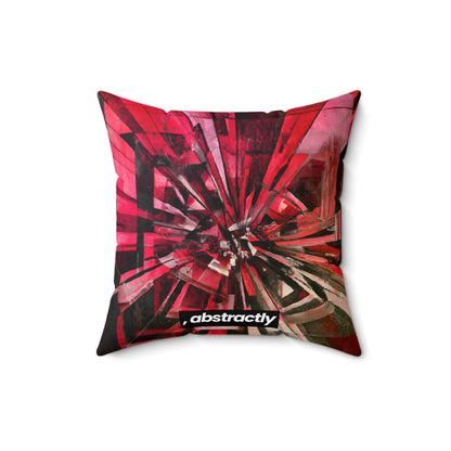 Loren Scott - Gravity Force, Abstractly - Faux Suede Throw Pillow