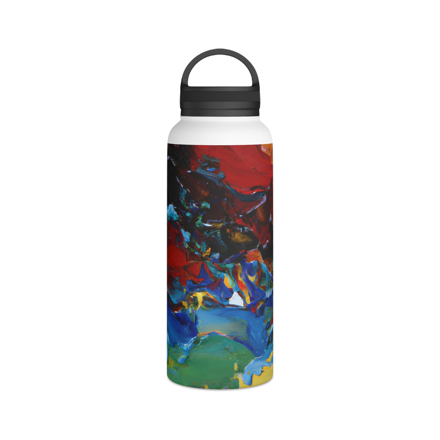 Polarisite Crystals - Chemistry, Abstractly - Stainless Steel Water Bottle