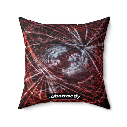 Maxine Hawthorne - Electromagnetic Force, Abstractly - Faux Suede Throw Pillow