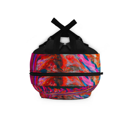 Solarian Crystal Prism - Neon, Abstractly - Backpack