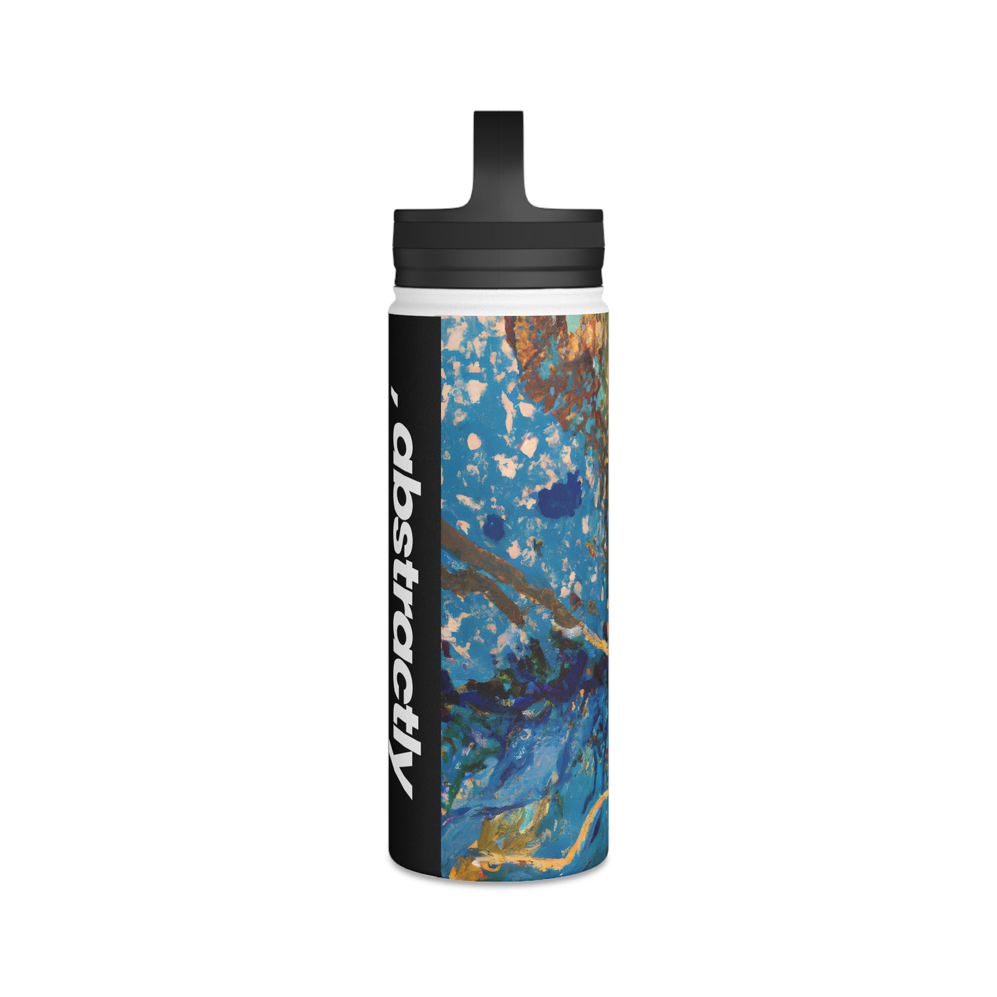 Auroflux Prismatite - Chemistry, Abstractly - Stainless Steel Water Bottle