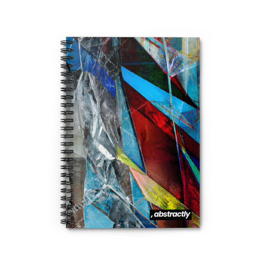 Miles Caldwell - Friction Force, Abstractly - Spiral Notebook