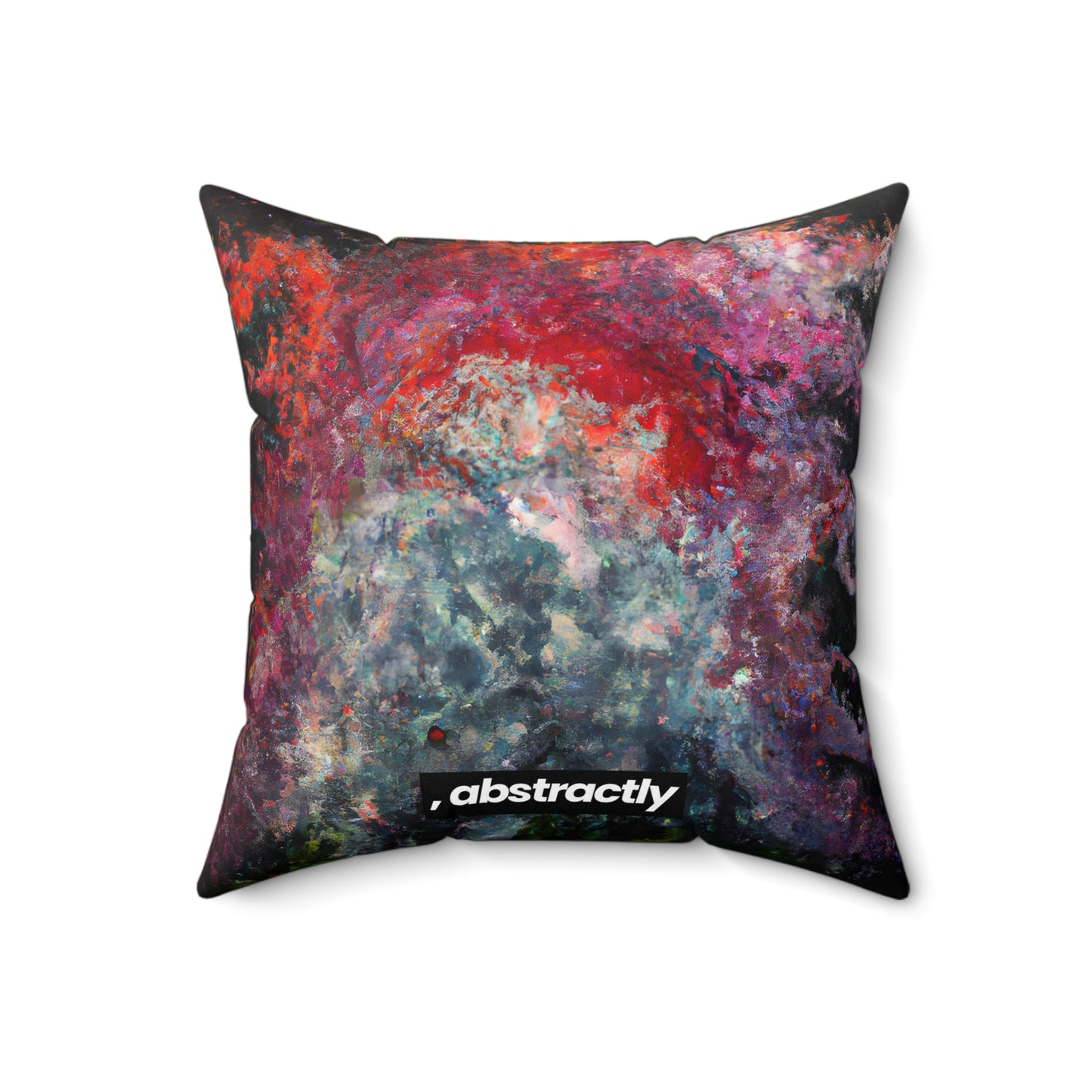 Luminion Crystalloid - Chemistry, Abstractly - Faux Suede Throw Pillow