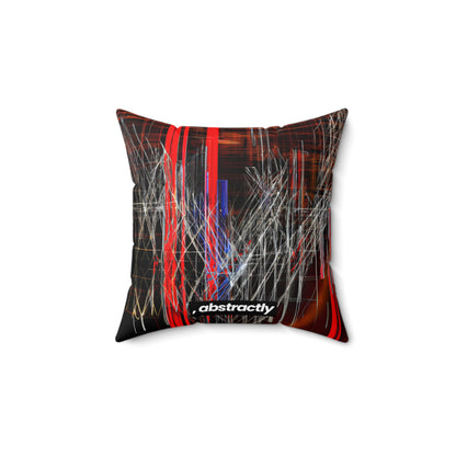 Walter Kleinberg - Strong Force, Abstractly - Faux Suede Throw Pillow