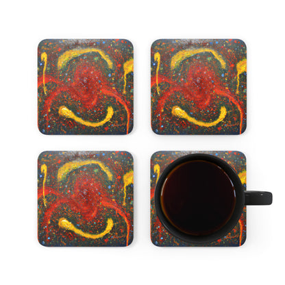 Aeronite Alloy - Chemistry, Abstractly - Corkwood Coaster Set of 4