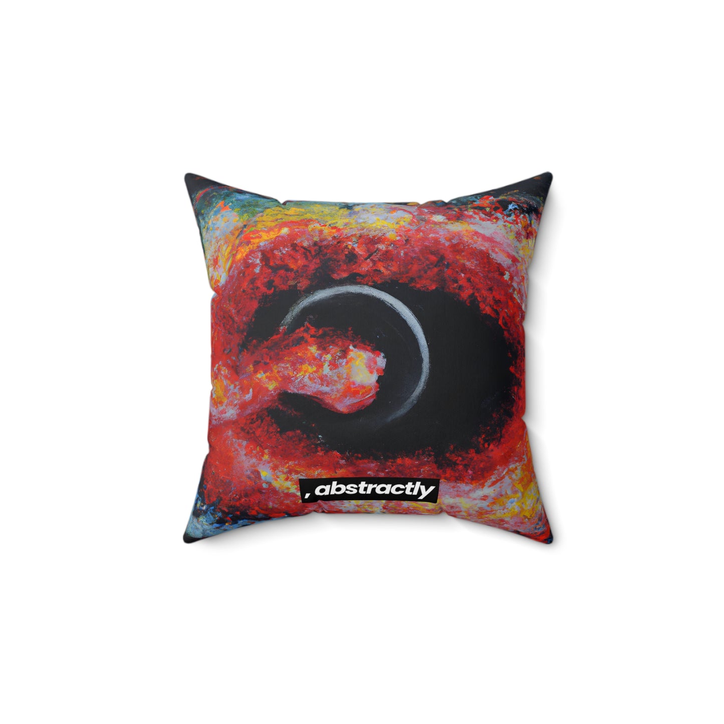 Oblivion Hexatrite - Chemistry, Abstractly - Faux Suede Throw Pillow