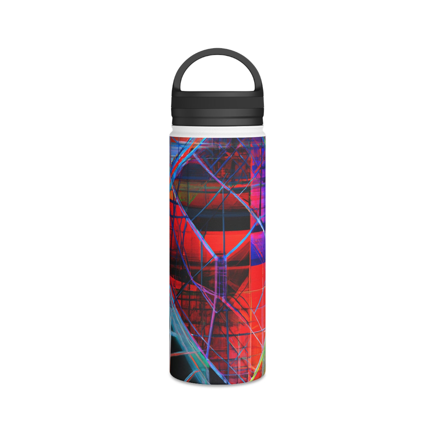 Isabella Rutherford - Gravity Force, Abstractly - Stainless Steel Water Bottle