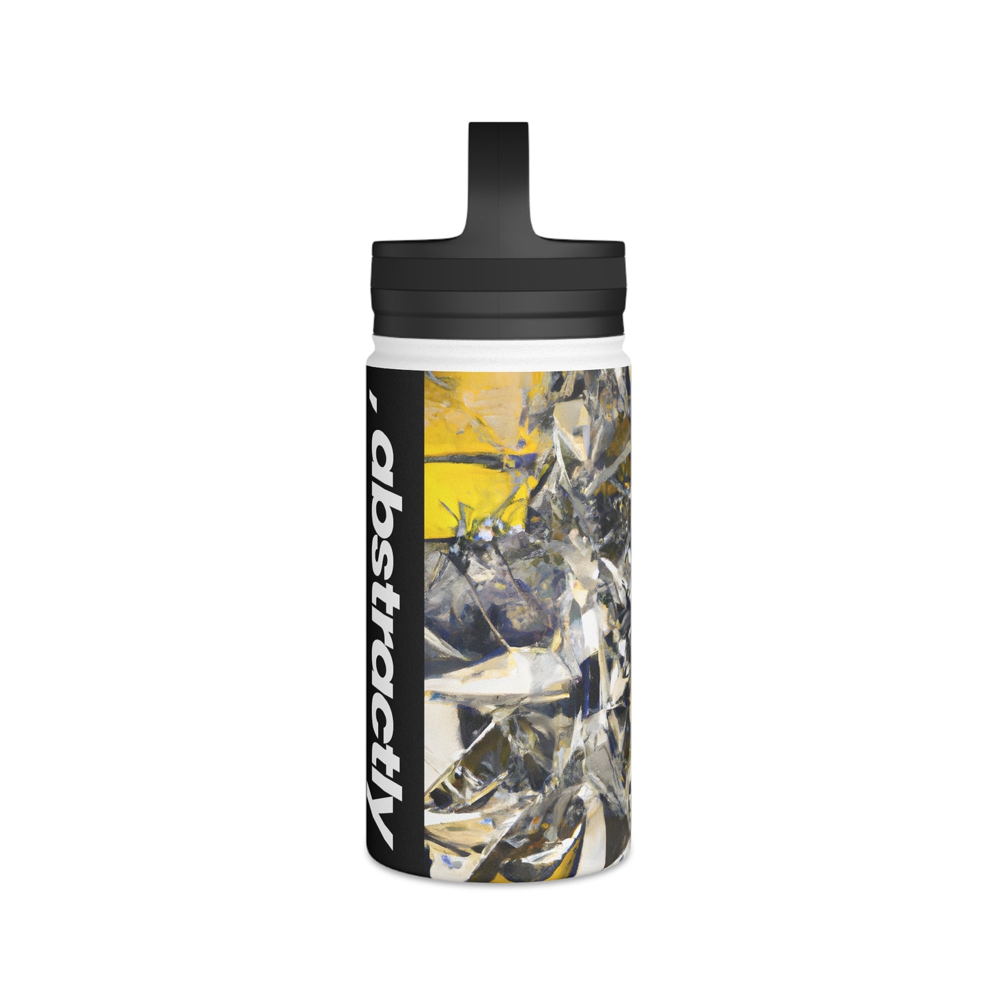 Donald Simmons - Friction Force, Abstractly - Stainless Steel Water Bottle