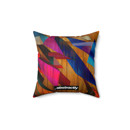 Mildred Thompson - Weak Force, Abstractly - Faux Suede Throw Pillow