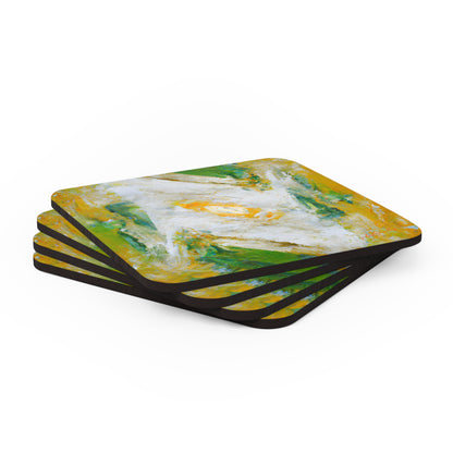 Photon-liteonium - Potassium, Abstractly - Corkwood Coaster Set of 4