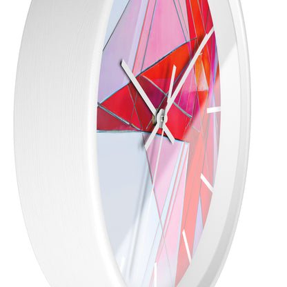 Valerie Radcliffe - Air Resistance Force, Abstractly - Wall Clock