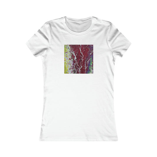 Azure Linxium - Chemistry, Abstractly - Ladies' Cut Tee