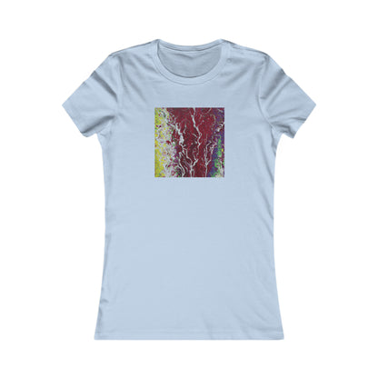 Azure Linxium - Chemistry, Abstractly - Ladies' Cut Tee