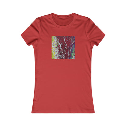 Azure Linxium - Chemistry, Abstractly - Ladies' Cut Tee