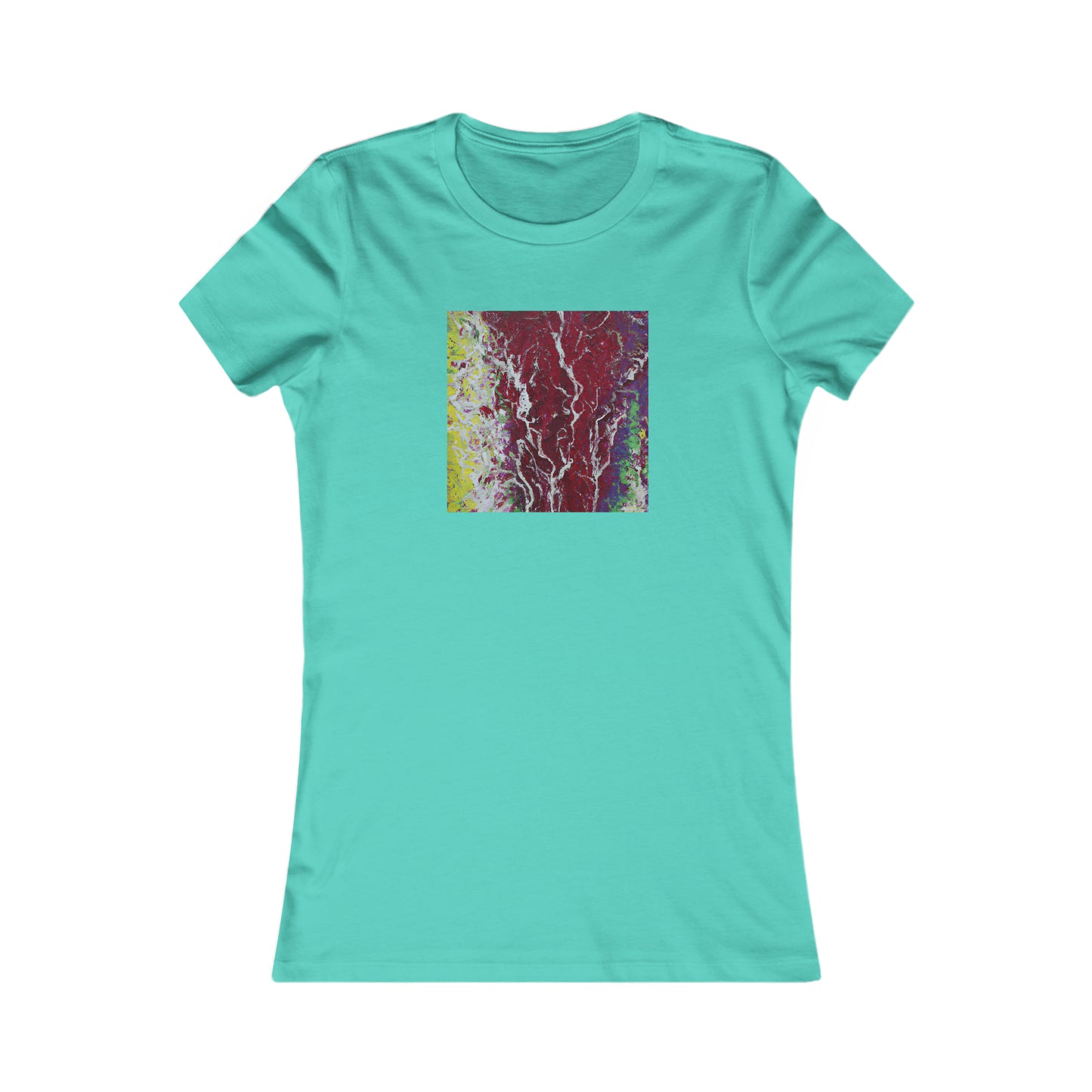 Azure Linxium - Chemistry, Abstractly - Ladies' Cut Tee