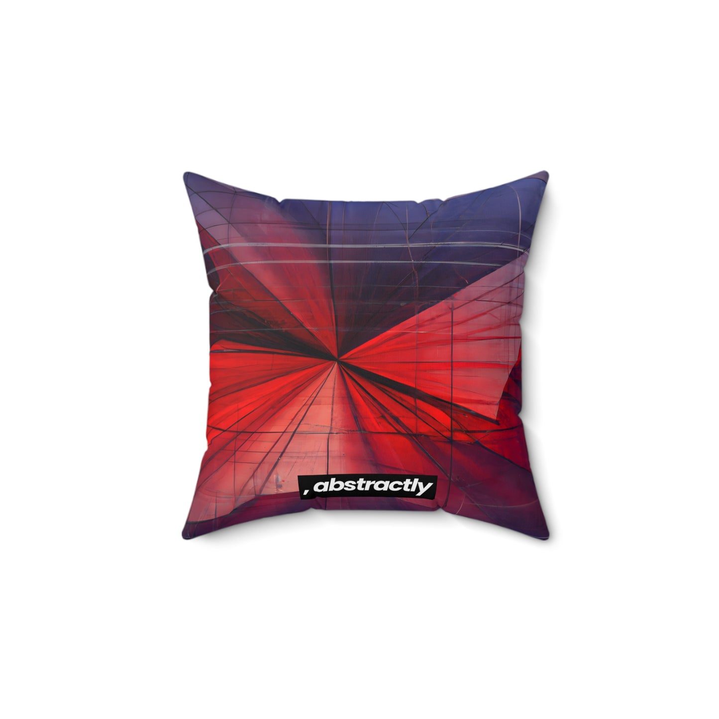 Margaret Haysley - Magnetic Force, Abstractly - Faux Suede Throw Pillow