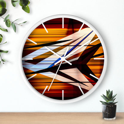 Valerie Schwartz - Magnetic Force, Abstractly - Wall Clock