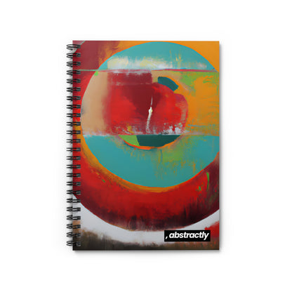 Solarium Angularite - Argon, Abstractly - Spiral Notebook