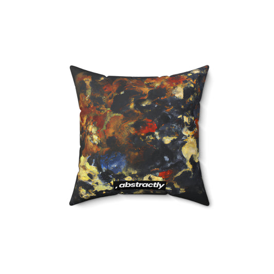 Neonexium Crystal - Chemistry, Abstractly - Faux Suede Throw Pillow