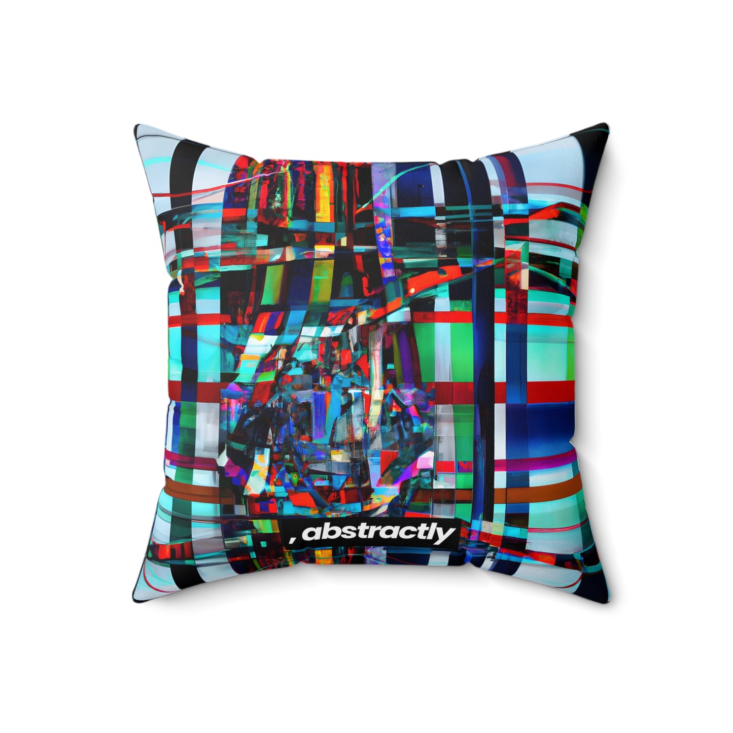 Lorenzo Griffin - Strong Force, Abstractly - Faux Suede Throw Pillow