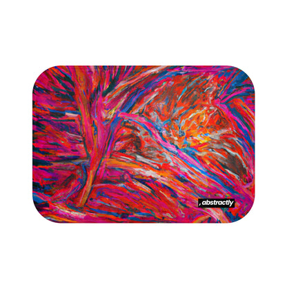 Solarian Crystal Prism - Neon, Abstractly - Bath Mat