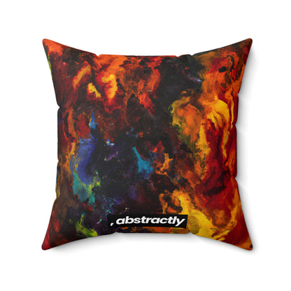 Herrmannite Fusionium - Chemistry, Abstractly - Faux Suede Throw Pillow