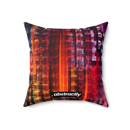 Harrison Blackwell - Air Resistance Force, Abstractly - Faux Suede Throw Pillow