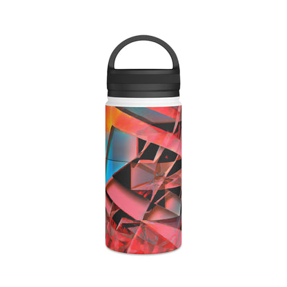 Adrian Strauss - Electric Force, Abstractly - Stainless Steel Water Bottle