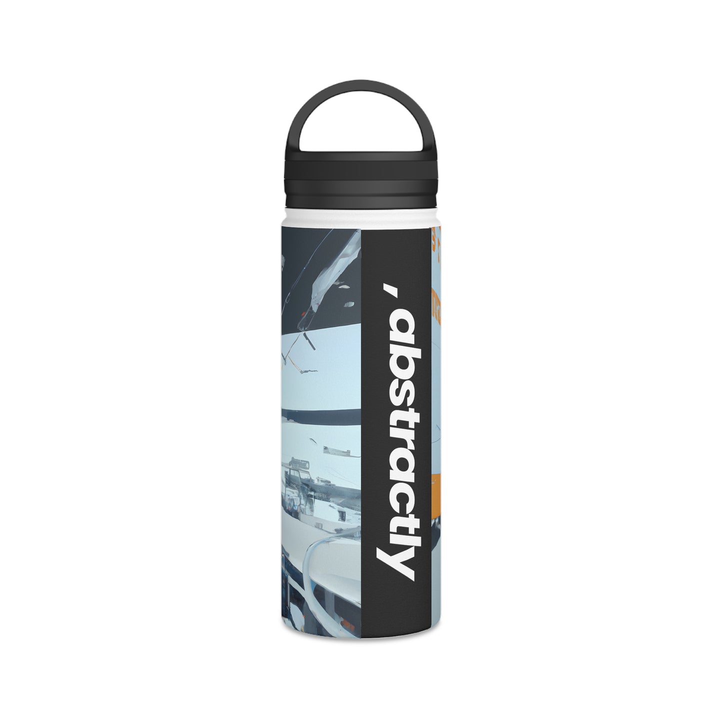 Noble Ledger - Tax, Abstractly - Stainless Steel Water Bottle