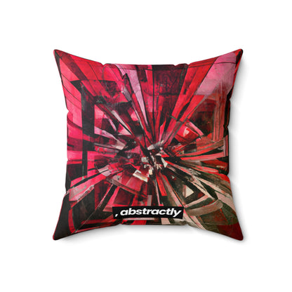 Loren Scott - Gravity Force, Abstractly - Faux Suede Throw Pillow