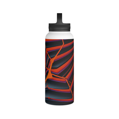 Marilyn Rothstein - Magnetic Force, Abstractly - Stainless Steel Water Bottle