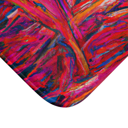 Solarian Crystal Prism - Neon, Abstractly - Bath Mat