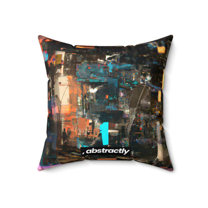 EverPeak Finance - Depreciation, Abstractly - Faux Suede Throw Pillow