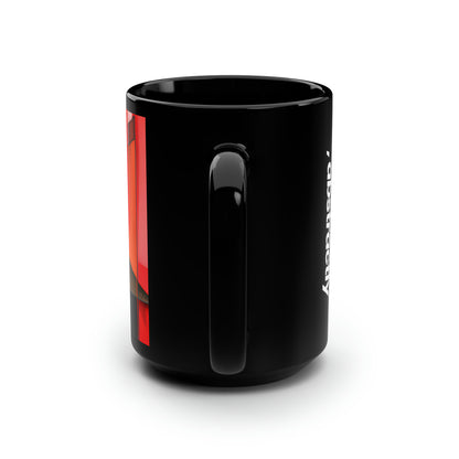 Joseph Whitlock - Weak Force, Abstractly - Black Ceramic Mug 15oz