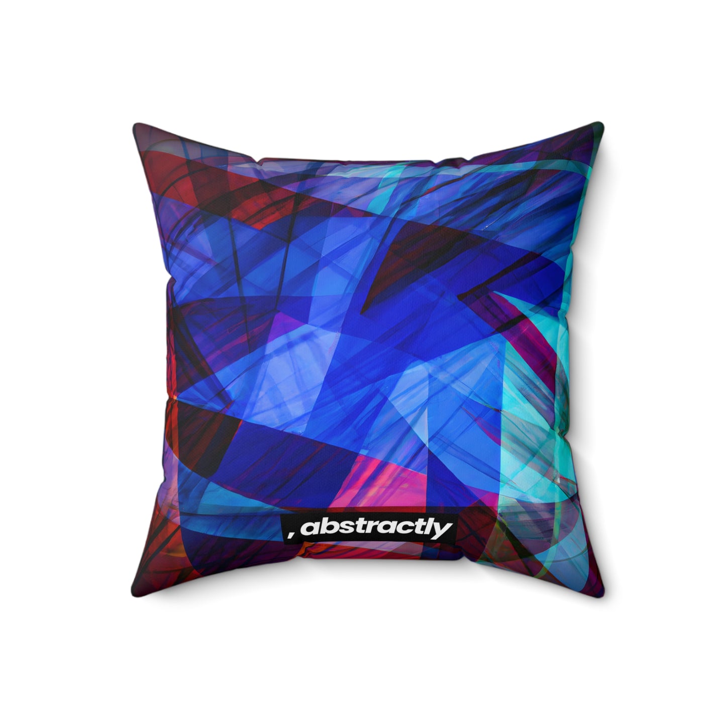 Lena Bernstein - Friction Force, Abstractly - Faux Suede Throw Pillow