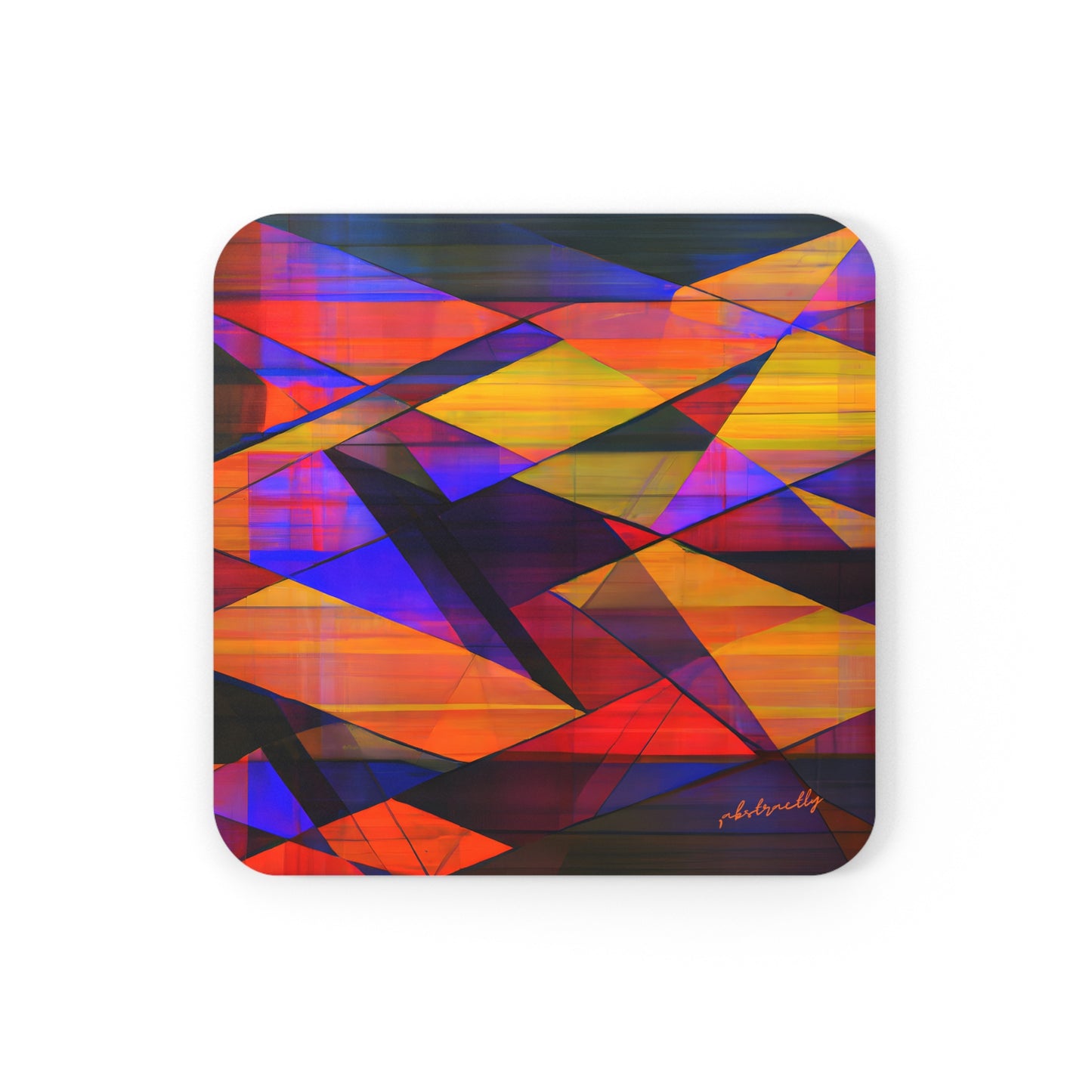 Eloise Franklin - Gravity Force, Abstractly - Corkwood Coaster Set of 4