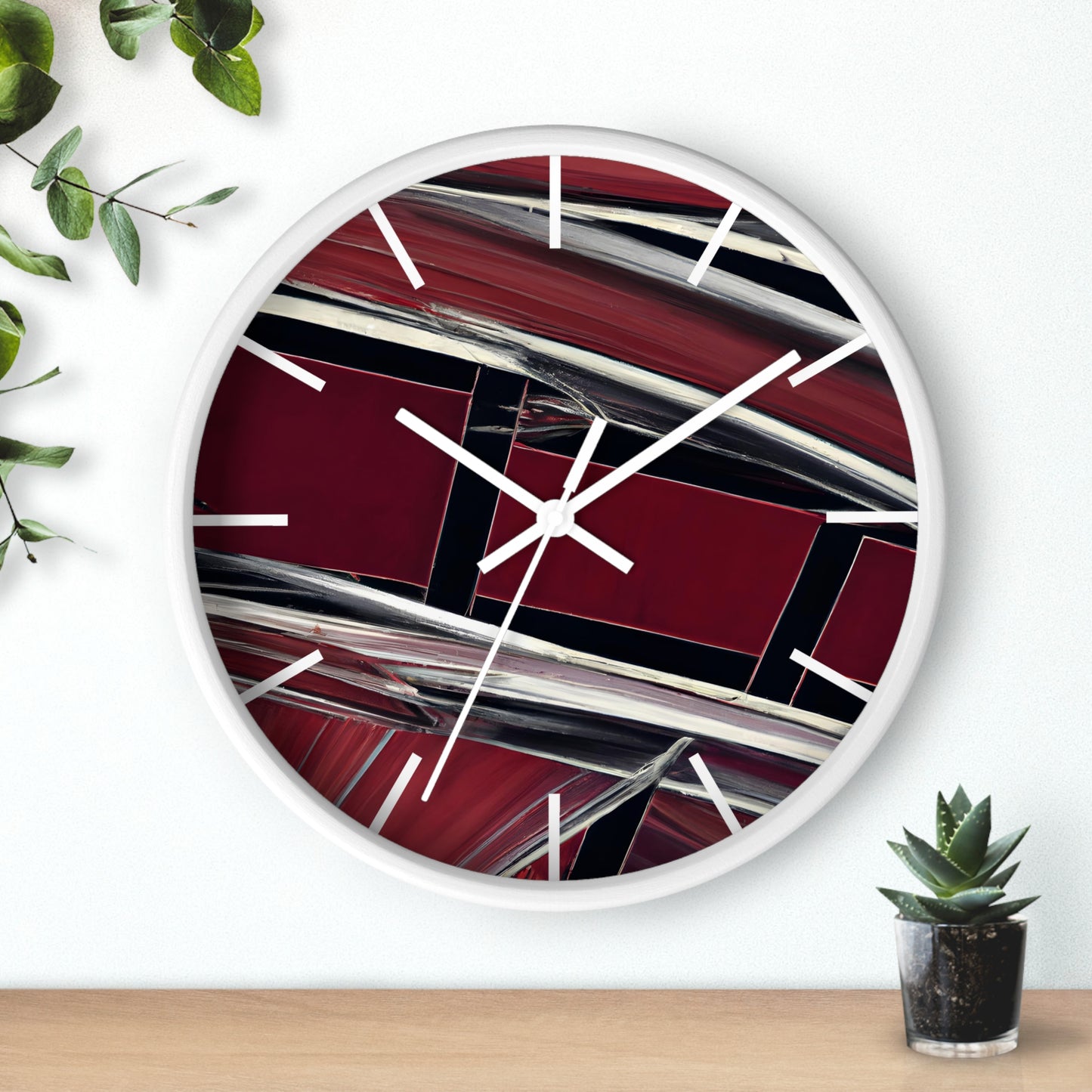 Edwin Holloway - Spring Force, Abstractly - Wall Clock