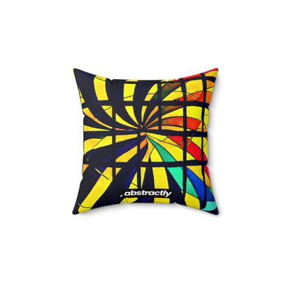 Geraldine Sutherland - Normal Force, Abstractly - Faux Suede Throw Pillow