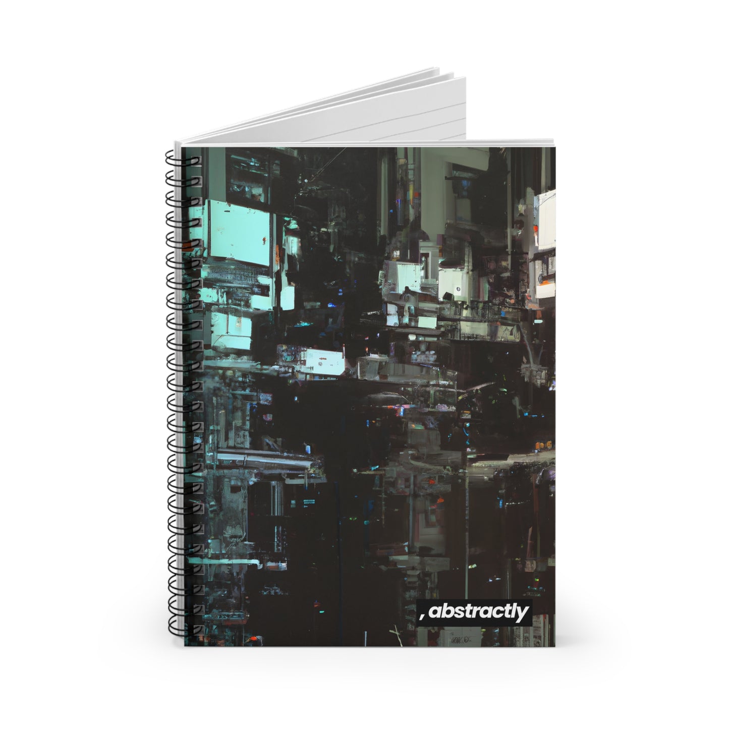 Pinnacle Finance - Capital, Abstractly - Spiral Notebook