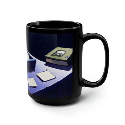 Vanguard Trust - Accounts Payable, Abstractly - Black Ceramic Mug 15oz