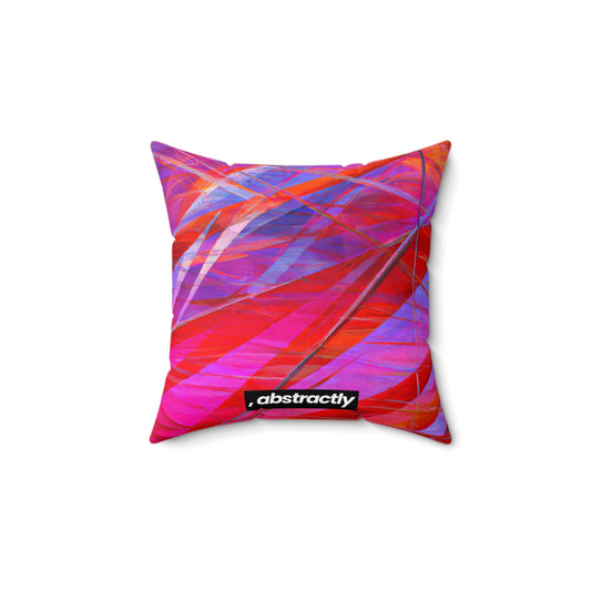 Isabel Kowalski - Air Resistance Force, Abstractly - Faux Suede Throw Pillow