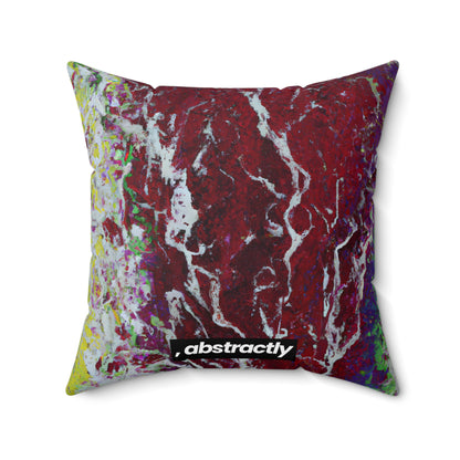 Azure Linxium - Chemistry, Abstractly - Faux Suede Throw Pillow