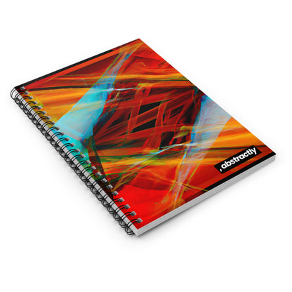 Clara Beckett - Electromagnetic Force, Abstractly - Spiral Notebook