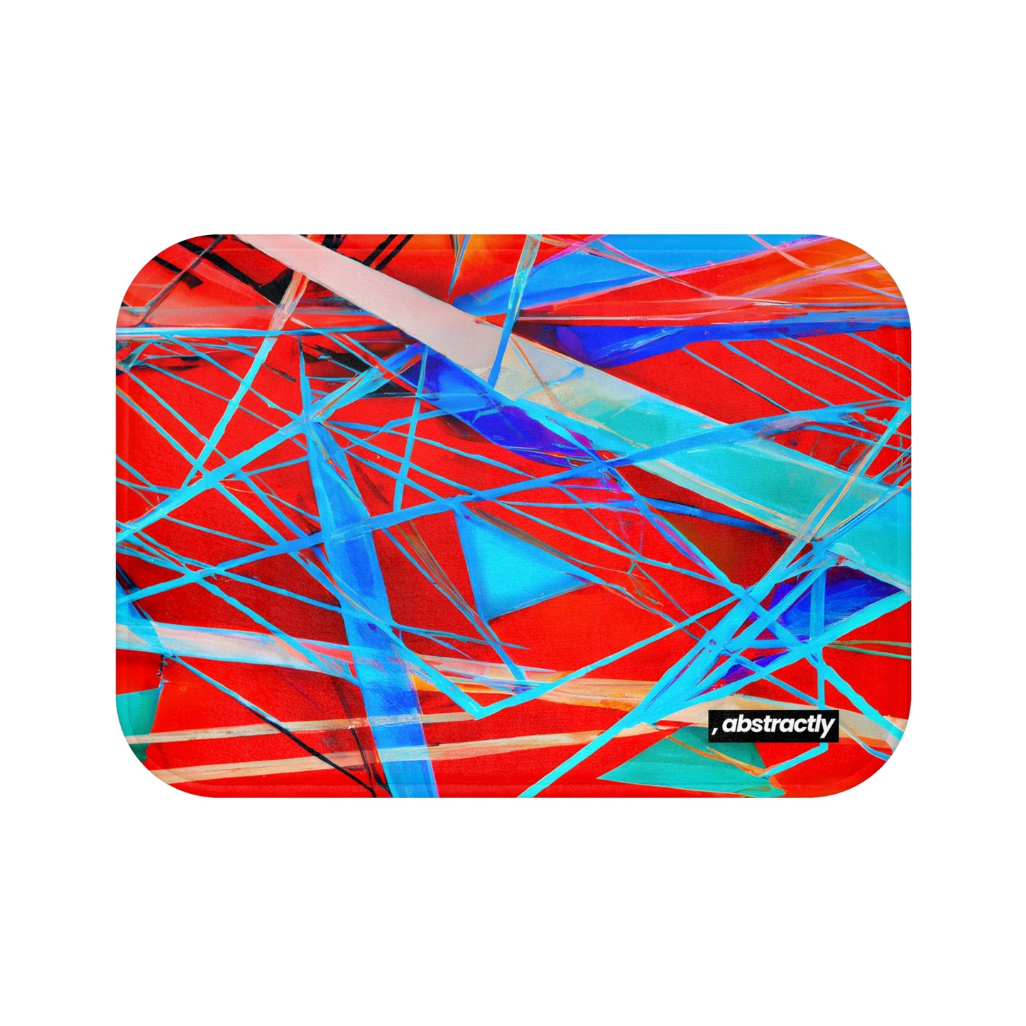 Darlene Roessler - Electric Force, Abstractly - Bath Mat