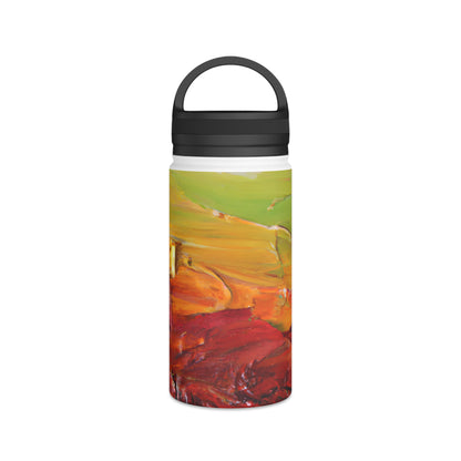 Quantum Crystalinium - Manganese, Abstractly - Stainless Steel Water Bottle