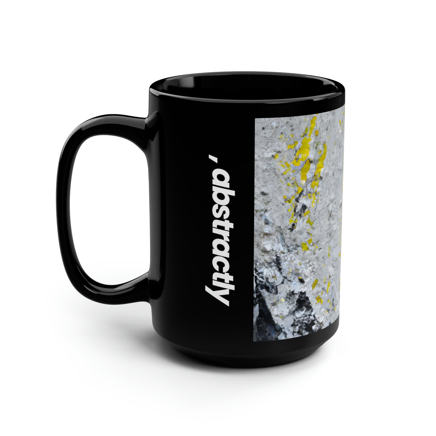 Stellar Sulfide Nitrate - Carbon, Abstractly - Black Ceramic Mug 15oz