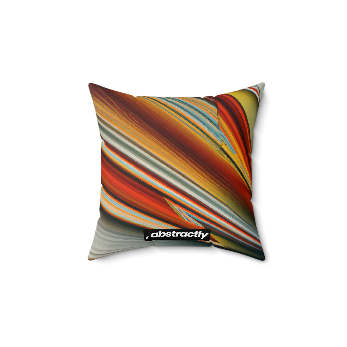 Melvin Strickland - Friction Force, Abstractly - Faux Suede Throw Pillow