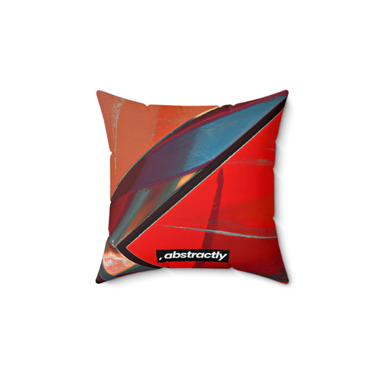 Victor Franklin - Normal Force, Abstractly - Faux Suede Throw Pillow