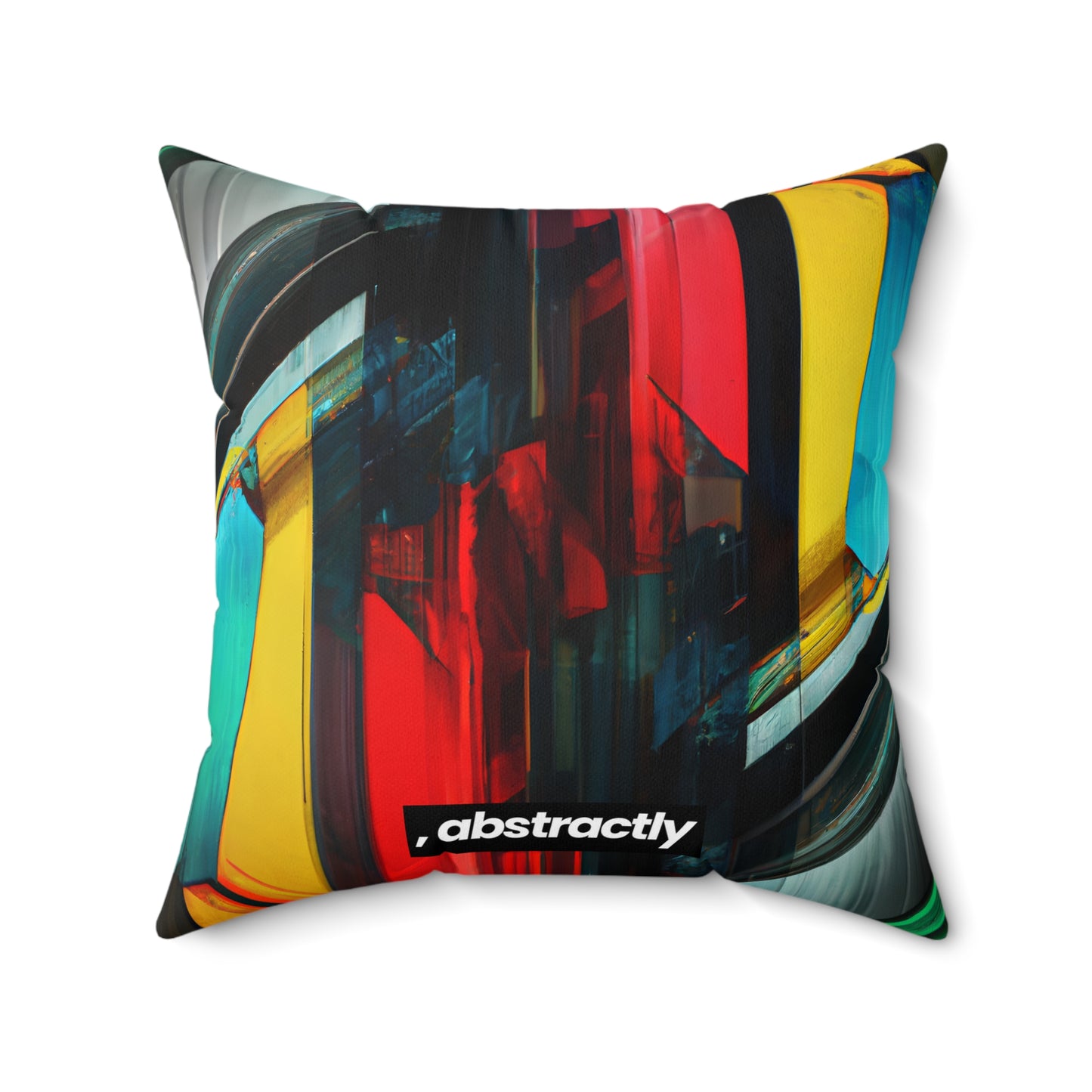 Walter Fiedler - Strong Force, Abstractly - Faux Suede Throw Pillow